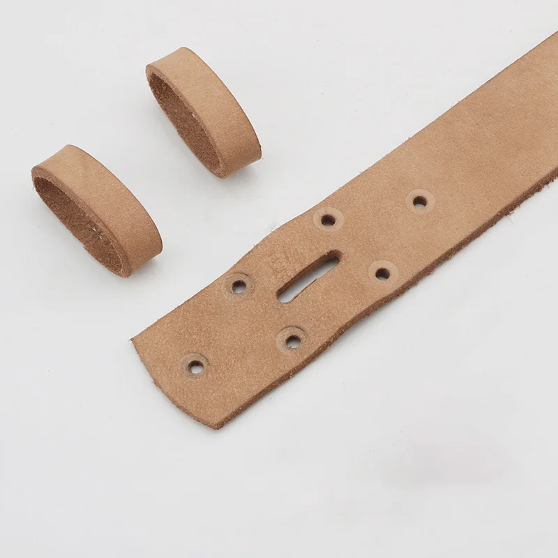 حزام جلد بقصة كاملة من جلد البقر النقي للرجال، حزام خصر من جلد البقر المشذب غير الرسمي، حزام سراويل من جلد البقر بطبقة علوية