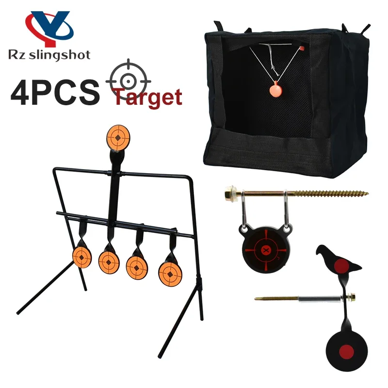 

Metal Removable Shooting Target Slingshot Outdoor Shooting Aiming Practice Target Indoor Mesh Target Box Hunting Practice Tool