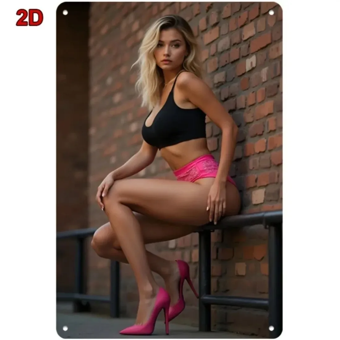 ملصق معدني عتيق مقاس 8 × 12 بوصة لوحة فنية جدارية لامعة لبار مقهى المرآب ديكور المنزل