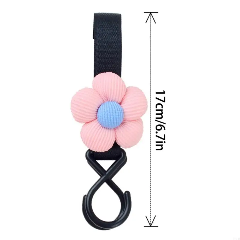 T8UD – crochet rangement pour poussette bébé, Clip pour poussette boucle à 360 degrés pour suspendre à