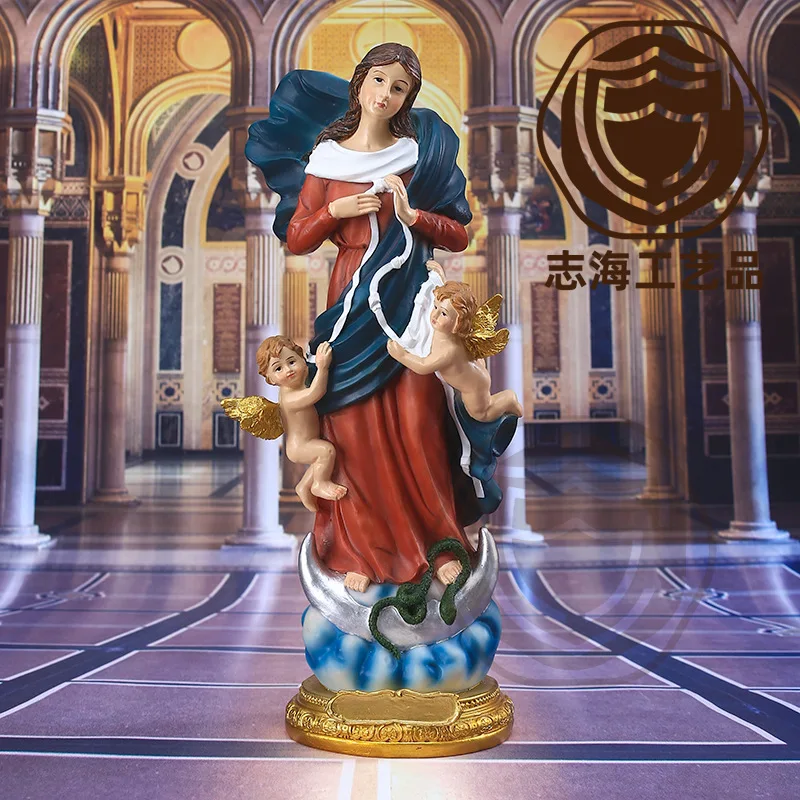 

Классическая статуя матери из смолы 29 см - элегантный декор для гостиной, подарочная фигурка ручной работы, теплое домашнее искусство