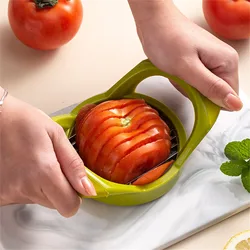 Stainless Steel Tomato Potato Cut Multifunctional Fruit And Vegetable Slicers Manual Multi-purpose Slicer, Lemon Slicer