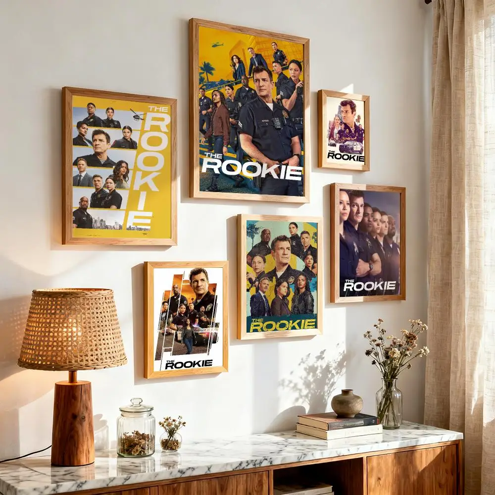 Movie T-The Rookie Painting Calligraphy Aesthetic Canvas Wall Poster Modern Room Bedroom Cafe Wall Artwork