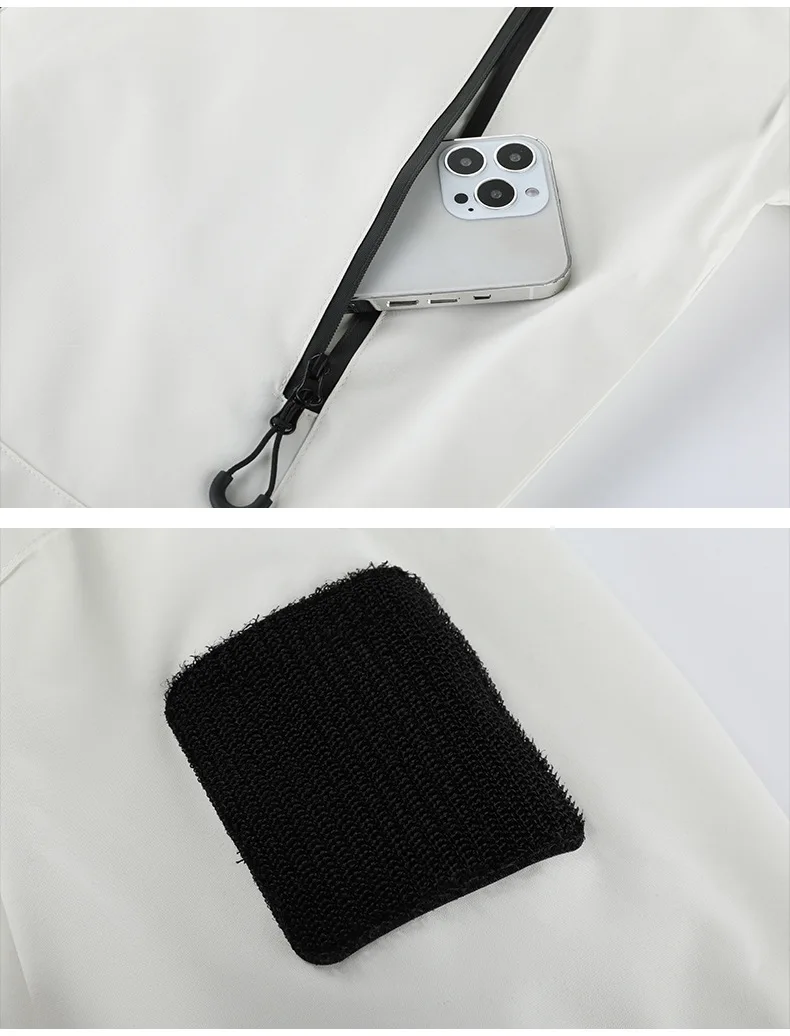 Herren- und Damenjacke, Retro, lässig, mit Stehkragen, Lederjacke, Unisex, locker geschnitten, für Frühling und Herbst, Lederjacke mit Taschen, Windjacke, Oberteil. – Detail 10