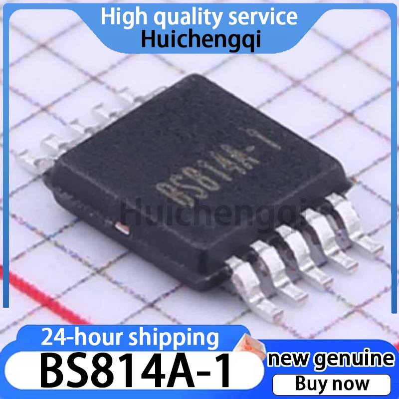 5PCS Original Genuine BS814A-1 SMT MSOP-10 4-point Capacitive Touch Detection Chip