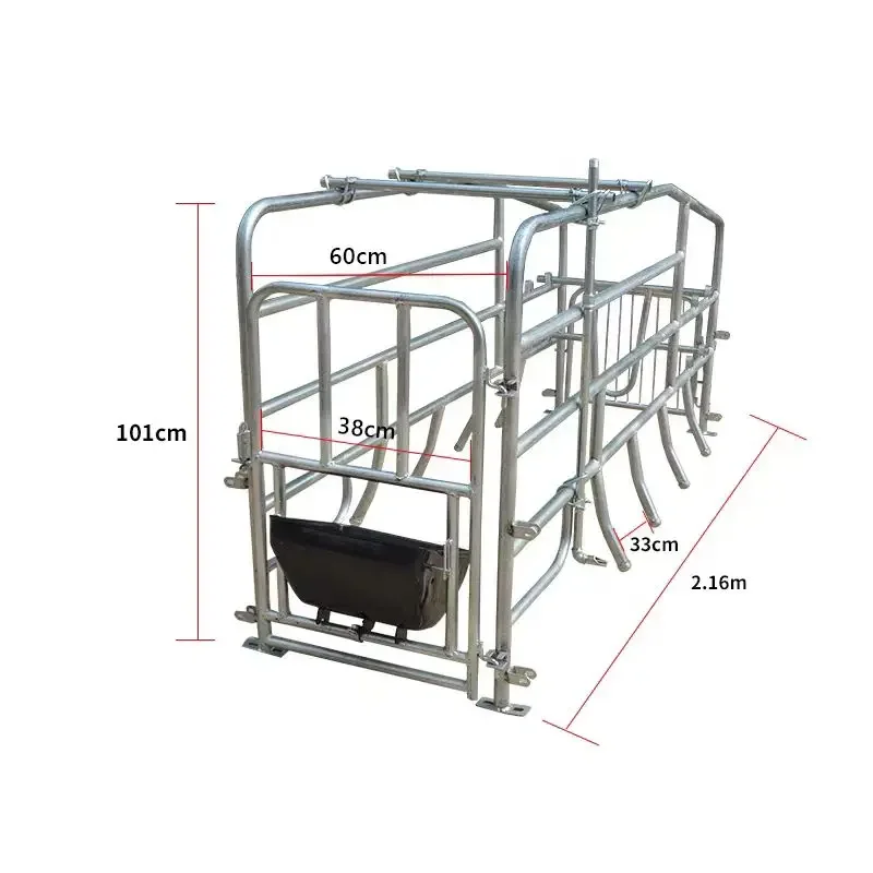 Sow Gestation Bed Galvanized Pig Farrowing Crates Pen Pig Flooring Stall Farrowing Bed Sow Equipment for sale