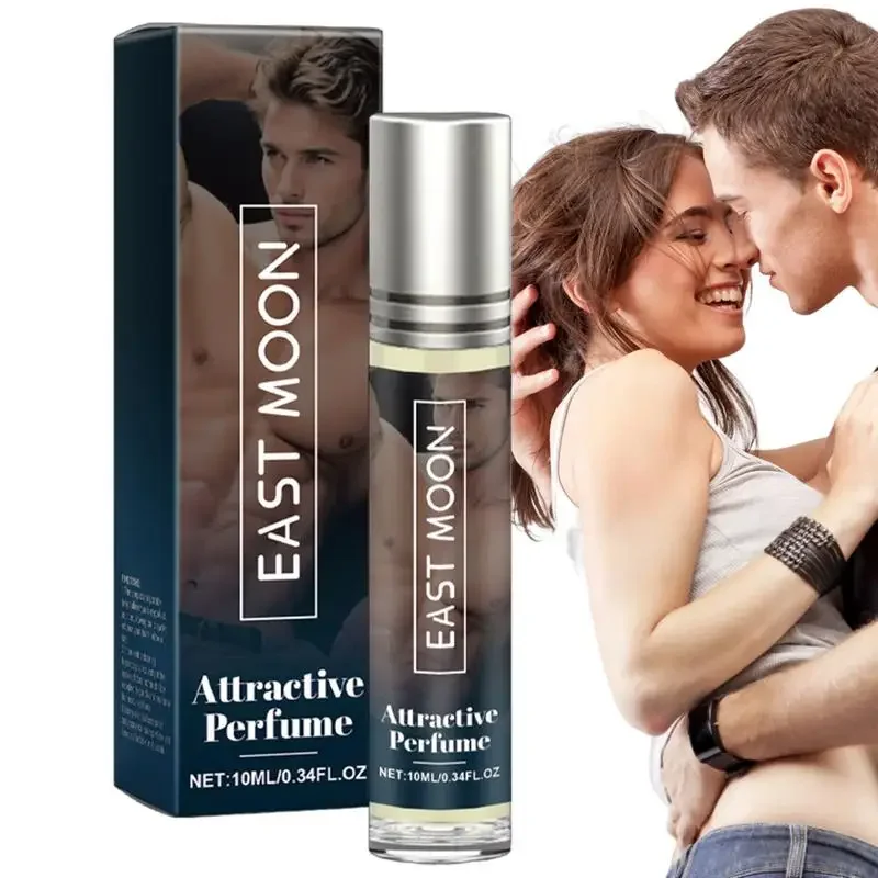 Men Charming Perfume 10ml Pheromone Infused Cologne Men's Perfume Body Fresh Attracts Women Long Lasting Fragrance Roller