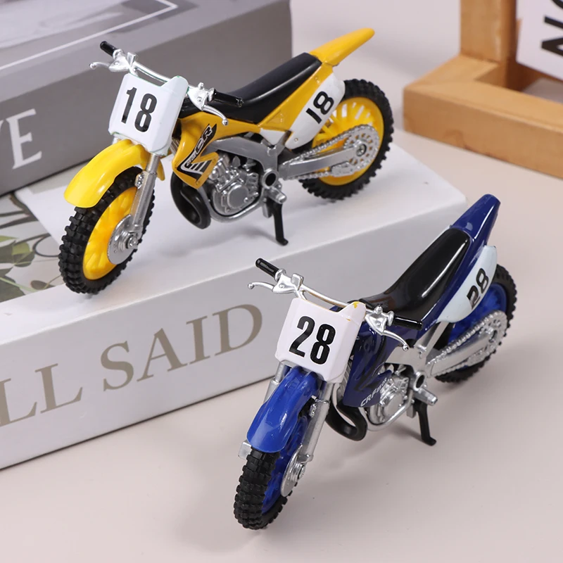 1:18 Model Miniature Off-road Motorcycle Diecast Alloy Motorcycle Collectibles Gifts Toys For Boys