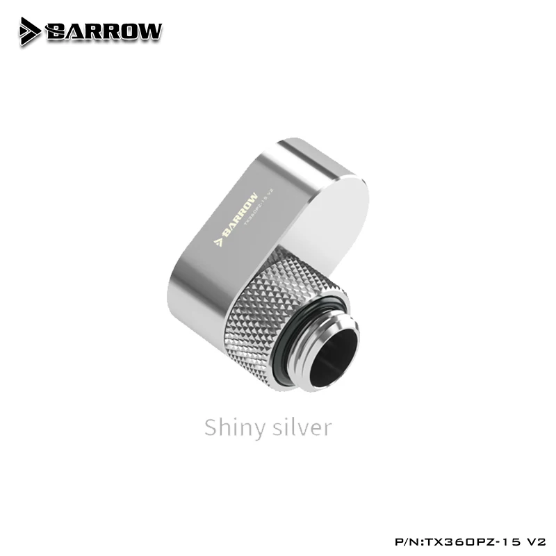 

Barrow 15mm 360 Degrees Rotary Offset Adapter, Brass G1/4" 15mm Male To Female Computer Extender Fittings, TX360PZ-15 V2