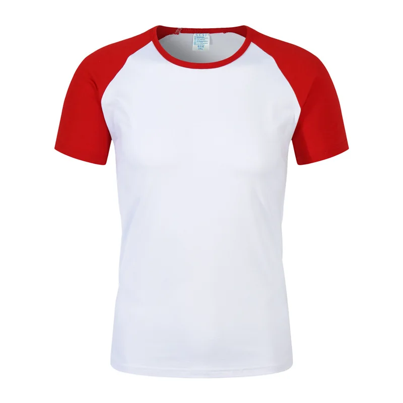 Raglan Modal Polyester Sublimation White Blank Shirts for Adult Kids Summer Casual Short Sleeve T-Shirts Family Matching Outfits