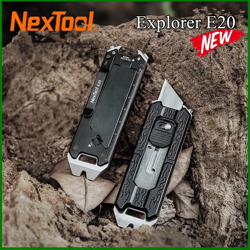 

NexTool Explorer E20 Folding Utility Knife 8-In-1 Portable EDC Multitool Utility Cutter Outdoor Camping Cycling Repair Hand Tool