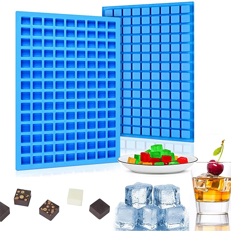 Square Ice Cube Tray Silicone Mold For Candy Chocolate Gummy Maker Glacon Kitchen Accessories Gadget Accesorios De Cocina Mould