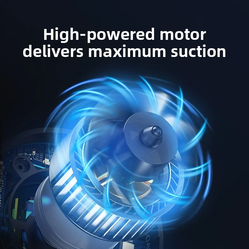 Portable Vacuum Cleaner With High Suction Power, Display Screen, Battery Indicator, Car Cleaner, Handheld And Blowing Machine - Image 3
