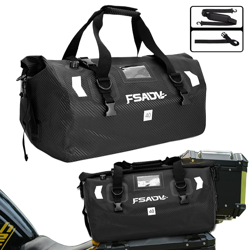 

Waterproof Tail Bag Travel Outdoor Dry Luggage Motorbike Backpack Seat Bag For HONDA XL750 Transalp XL750 NC700/NC750 S/X CB500X