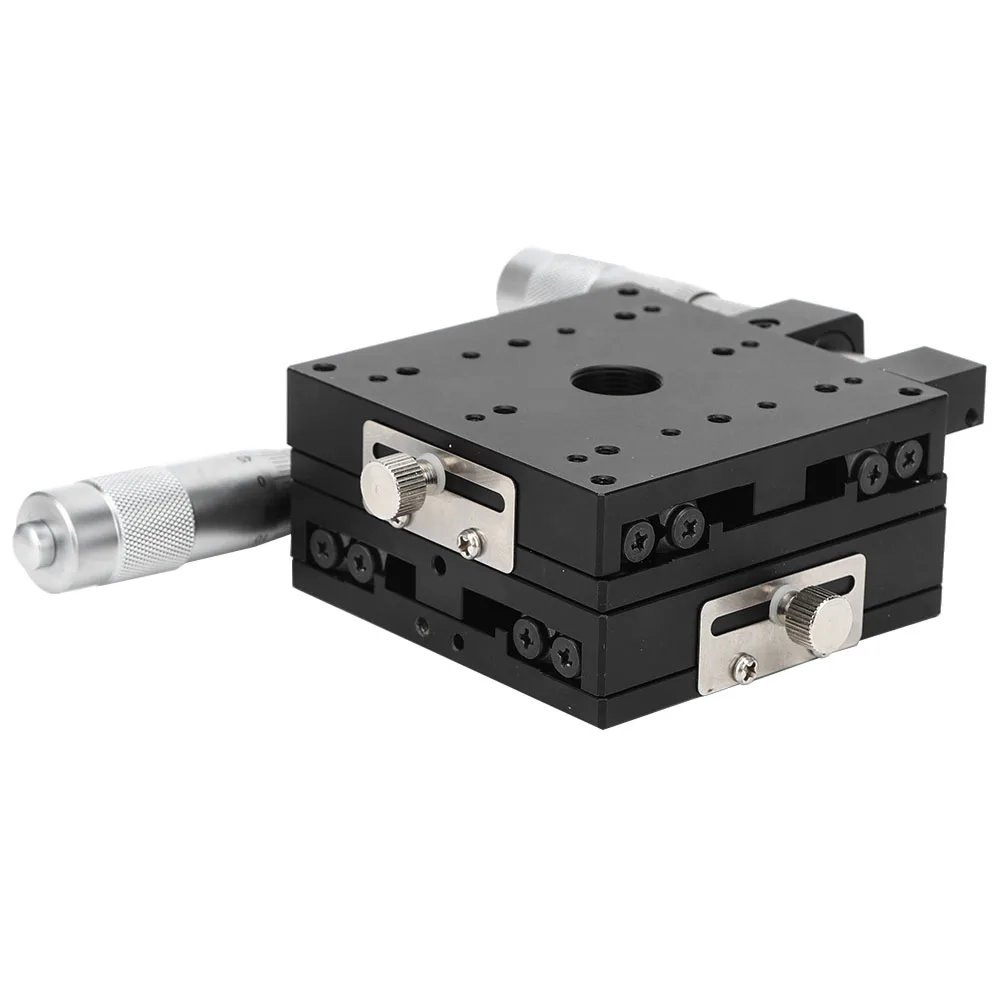 Picture 3: 80x80x40mm XY Micrometer Manual FinE tuning Cross Roller Precision Linear Stages