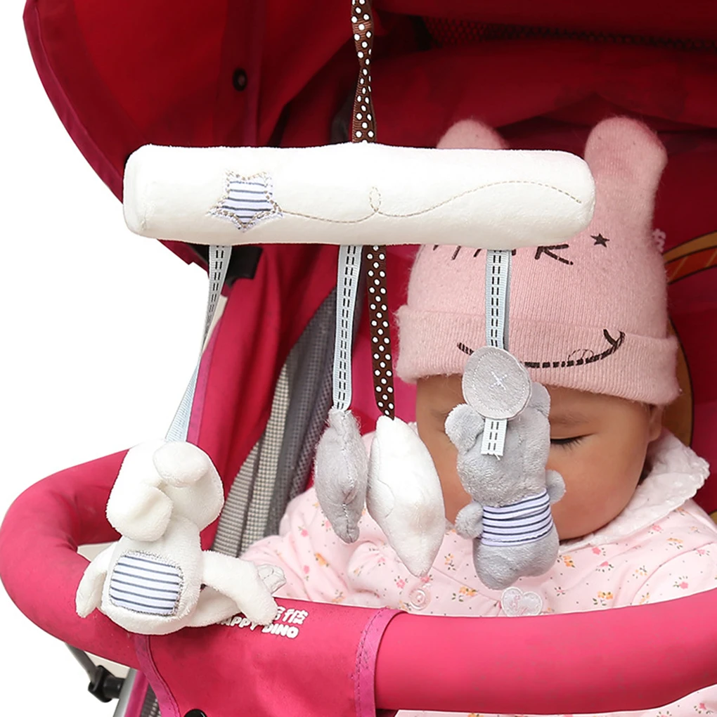 Musica sonagli culla passeggino Baby Rabbit Star Shape peluche Cute Infant Bed Hanging Doll giocattoli educativi