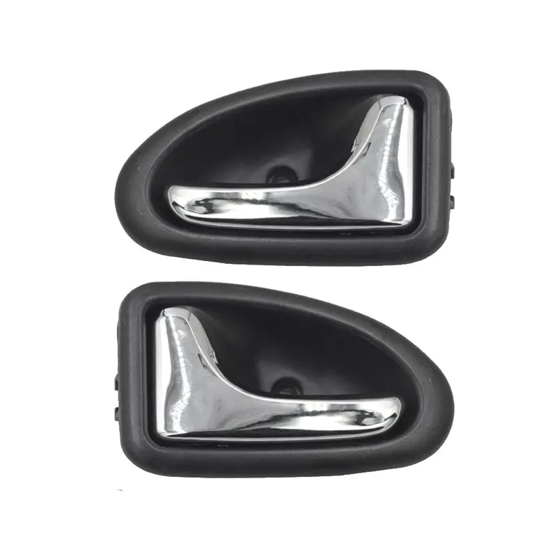 Chrome Inner Front Door Handle 1 Pair 8200915598 8200915599 For Megan Clio Trafic Scenic 1996- 2003 Interior Pull