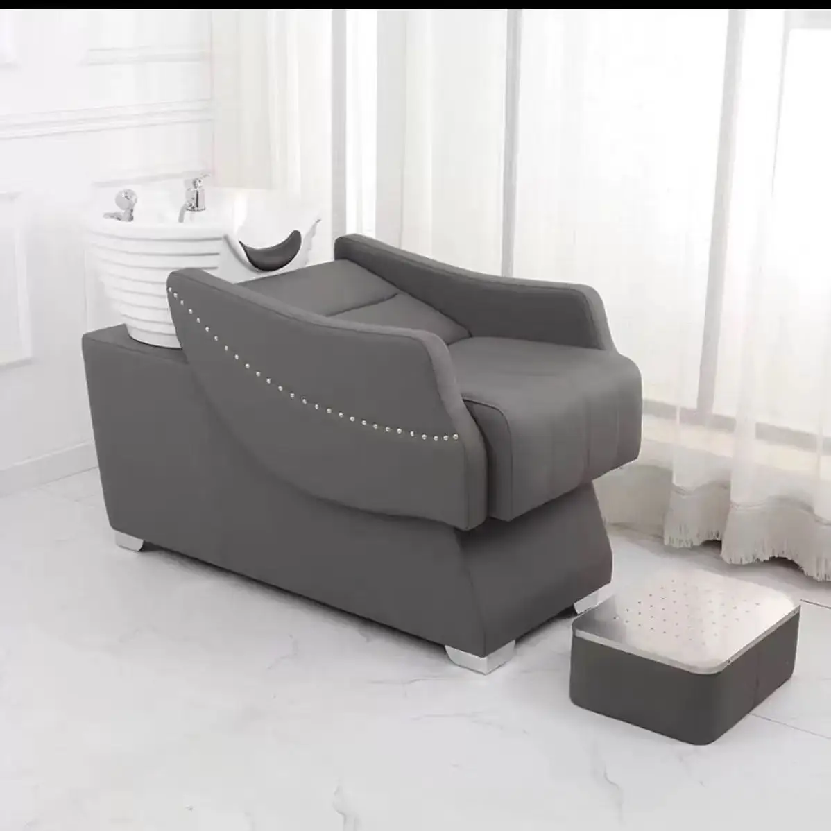 

High Quality More Design Modern Commercial Furniture Beauty Salon Shampoo Washing Hair Chair