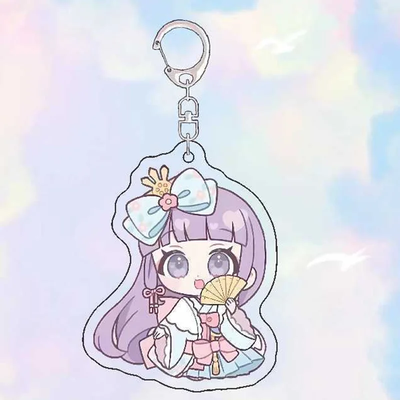 Pripara Keychain Kawaii Anime Cartoon Manaka Laala Bag Decorate Accessories Acrylic Falulu Pendant Student Child Birthday Gift