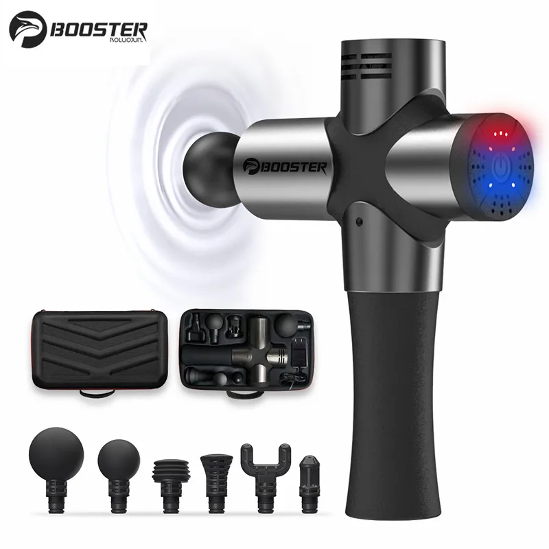 BOOSTER Pro 3 Deep Tissue Massage Gun Muscle Stimulator Body Massager Fascial Gun Relax Low Noise for Fintness Shaping