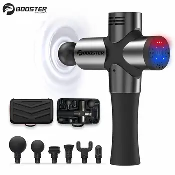 BOOSTER Pro 3 masážní pistole na hluboké tkáně, stimulátor svalů, masážní přístroj na tělo, fasciální pistole, relaxační nízká hlučnost pro tvarování kondice 12 nejlepší prodej dermoterapeutická pistole - №3