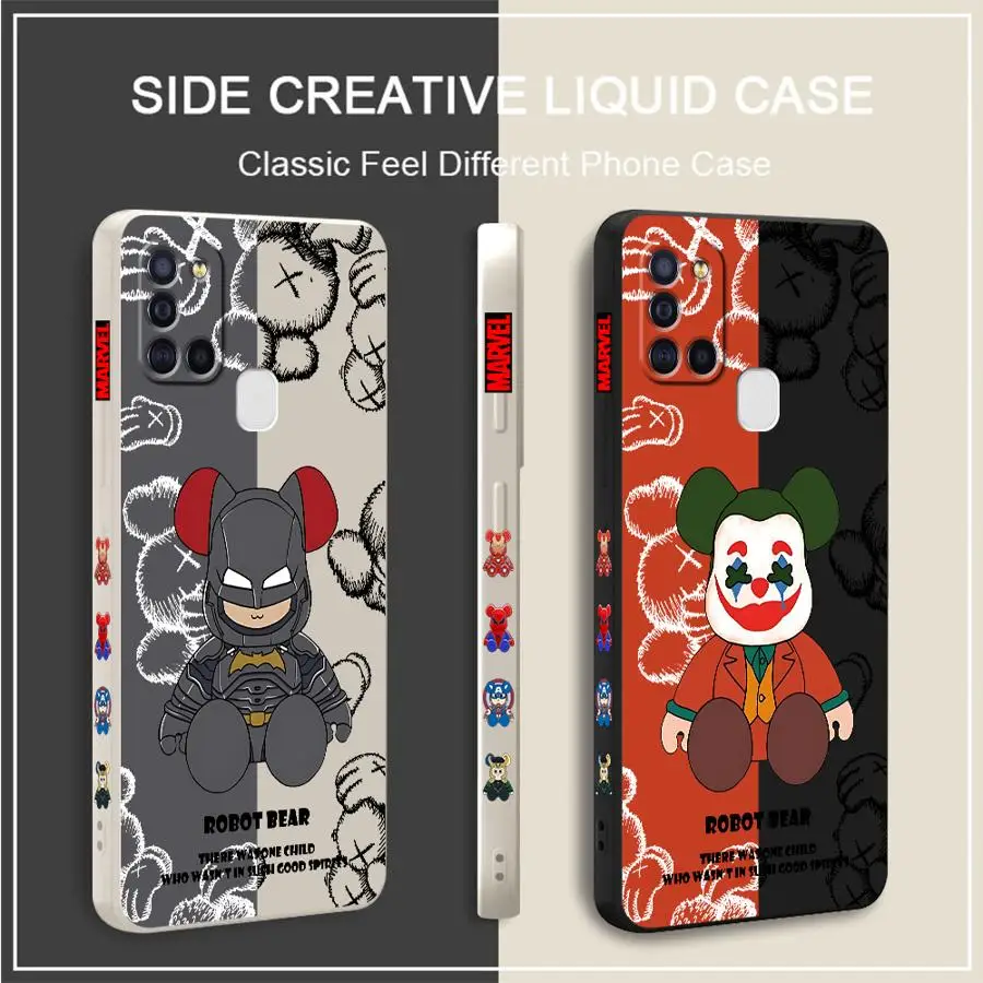 Marvel Bat-Jok Bear Phone Case for Xiaomi Redmi 10 10C 10A 12 12C 13C 8 9 9A 9C 9T K40 Pro K60 Ultra A1 A2 Soft Cover