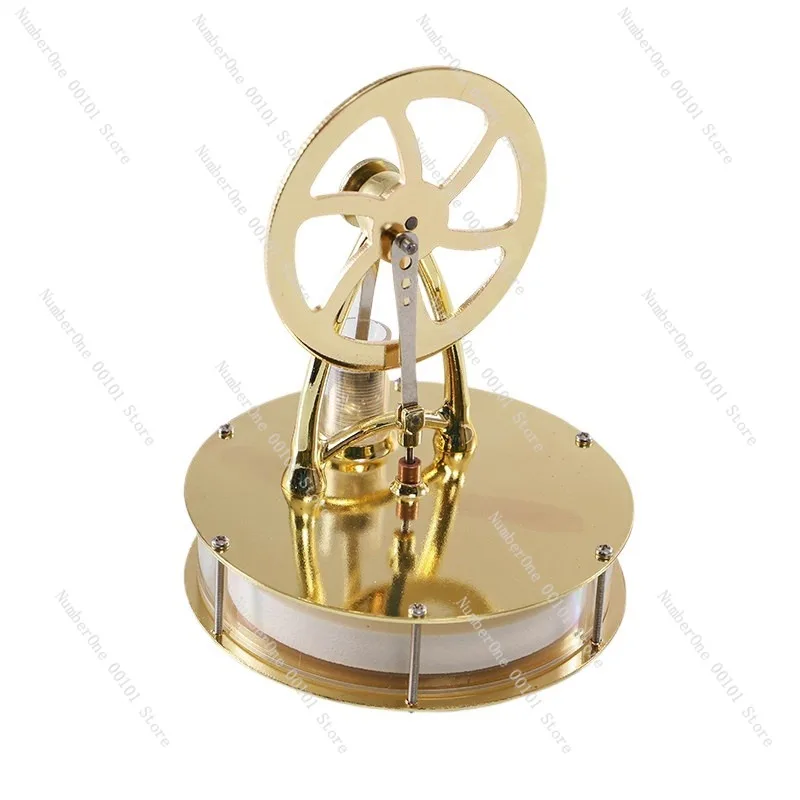 

Retro Vintage Stirling Engine Model Hot Air External Combustion Science Toy Educational Physics Experiment Kit for Children