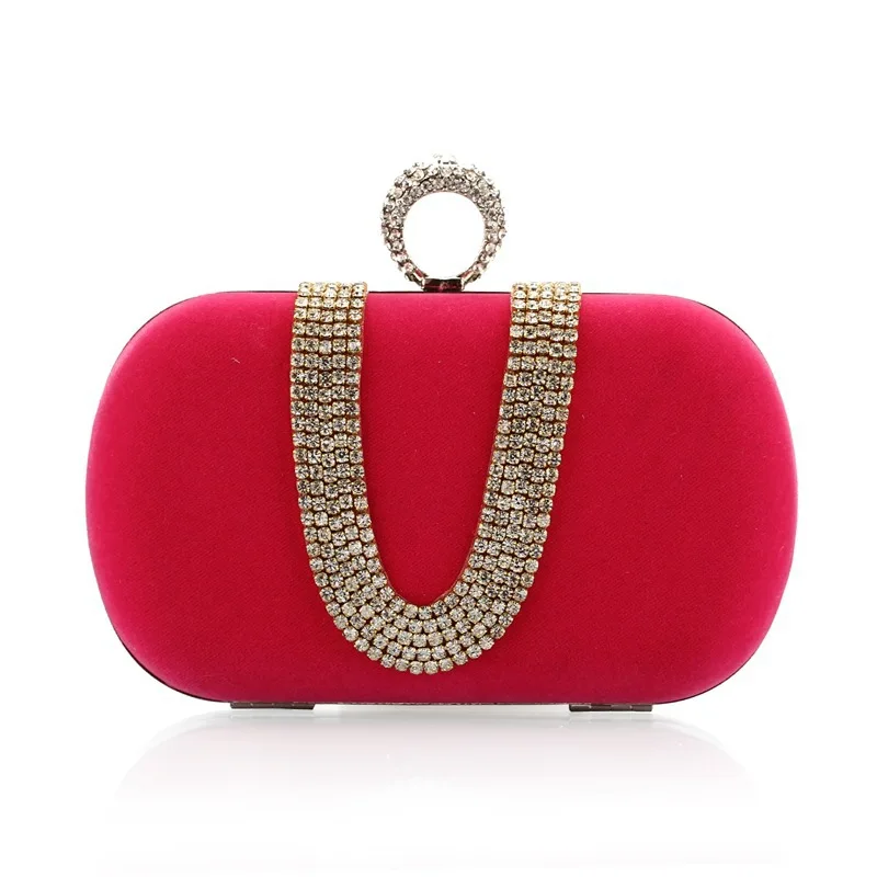 

Luxury Women Evening Bags Diamond Luxury Clutch Bag Party Diamonds Lady Black Red Chain Shoulder Bag Handbags for Purse