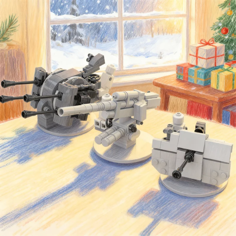 

370pcs MOC FLAK Pack Model Building Blocks Toy Architecture Christmas Gift DIY Education Brick Kids Birthday Idea Creative