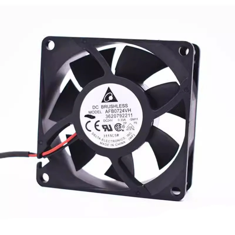 New AFB0724VH 7025 24V 0.33A 7CM converter cooling fan - Image 3