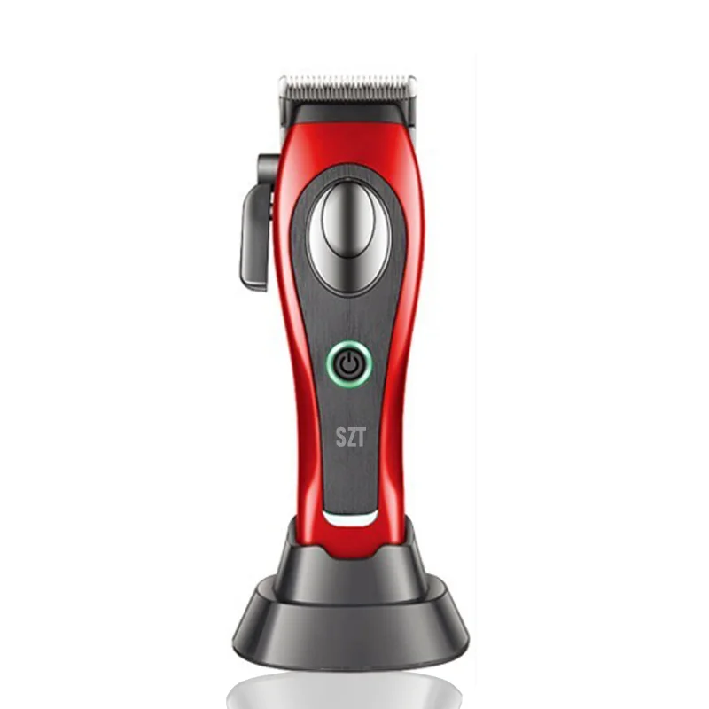 SZT-M3C Nueva cortadora de cabello con base de carga USB durante 360 minutos y recortadora eléctrica de empuje para hombres de 4500 mAh 8000 RPM