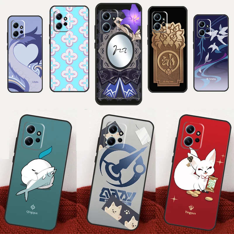 Чехол для Xiaomi Redmi Note 12 Pro Plus 8 9 10 11 Pro 12S 11S 10S 9S 9C 10C 12C