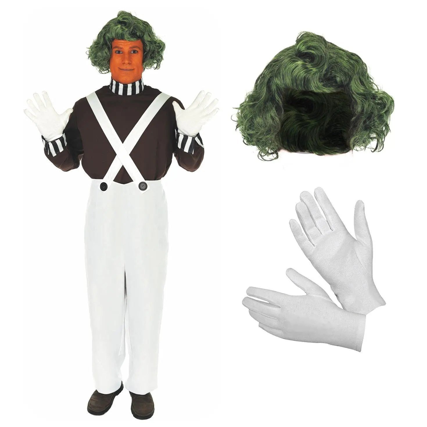 

loween Performance Costume Charlie And Fac Little Man Clown Series Performance Men's Costume