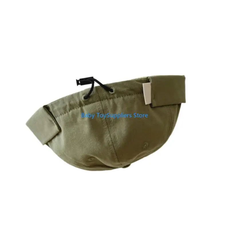 

R1WF Vintage Baby Hat with Embroidery Kids Brimless Hat Baby Hat Gift