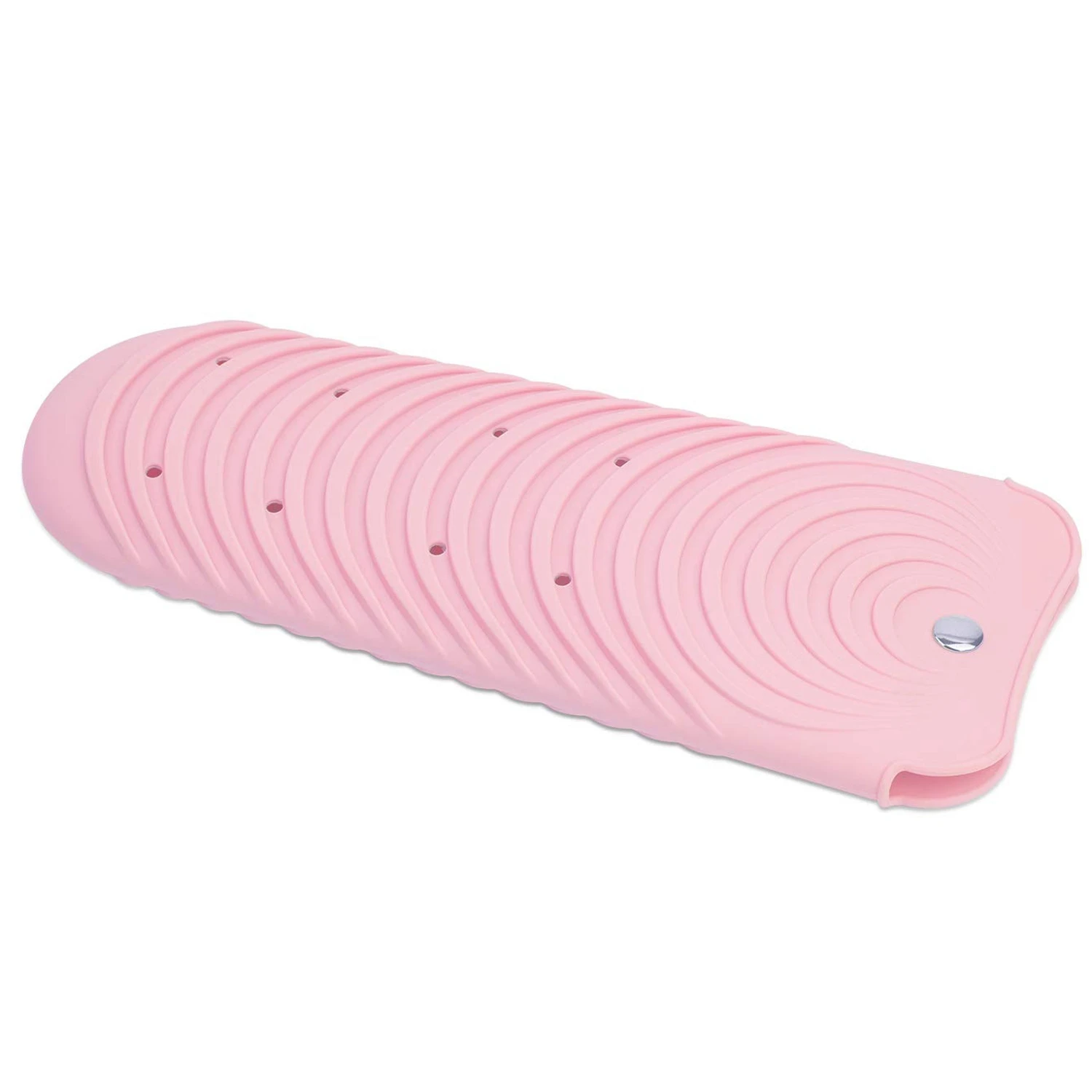 Pink Hair Straightener Pouch,Heat Resistant Mat Holder for Flat Iron Curling Iron Hot Hair Tools