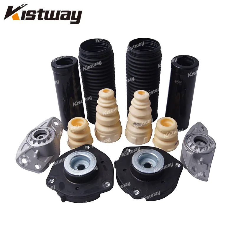 12PCS Front Rear Car Parts Strut Mount Shock Absorber Top Rubber And dust Boot Kit For Audi TT TTS Quattro 8J