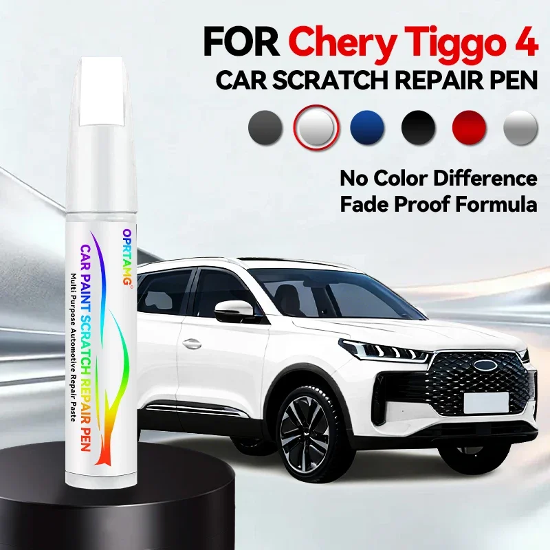 

Ручка для ремонта автомобильной краски для Chery Tiggo 4 2017-2024, аксессуары для ремонта царапин, синий, серебристый, белый, красный, серый, черный цвета