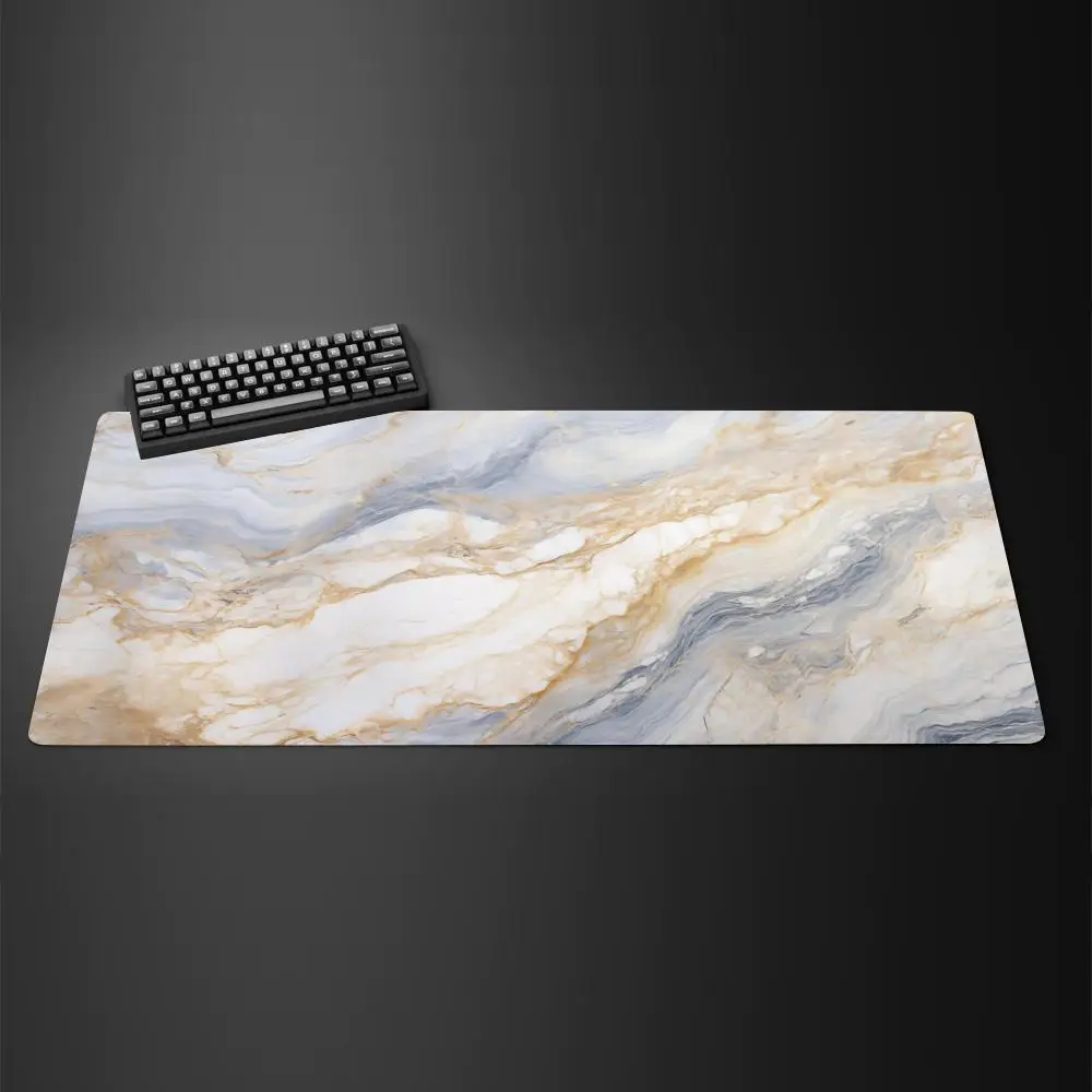 Marble style Mouse Pad Large Computer Office Game Table Mats XXL Rubber Anti-slip Gaming Keyboard Mousepads Long Desk Pads