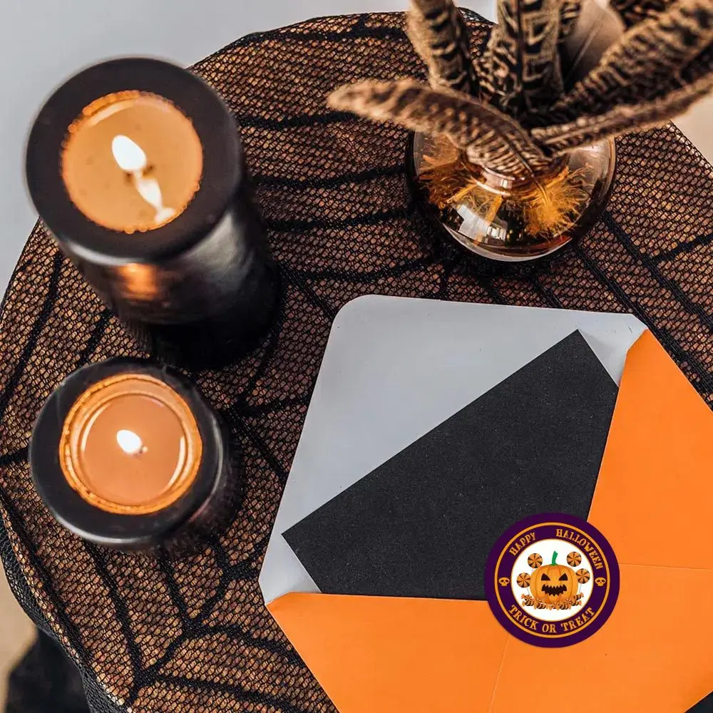 60-100 teile/paket glücklich Halloween Aufkleber Kürbis Geist handgemachte Paket Versiegelung Etikett Halloween Urlaub Geschenk DIY Dekor Aufkleber