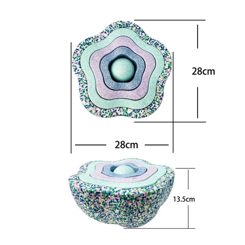 رغوة التوازن يخطو الحجر الاطفال لعبة رياضية اللمس التكامل الحسي التدريب المعدات الحسية ألعاب خارجية لألعاب أطفال
