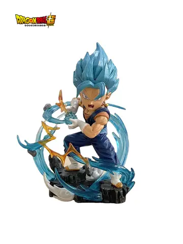 Hot Dragon Ball Z Anime Figure Q Version Vegeta 11CM Action Figure Collection Figurine Model Toys For Children's Gifts