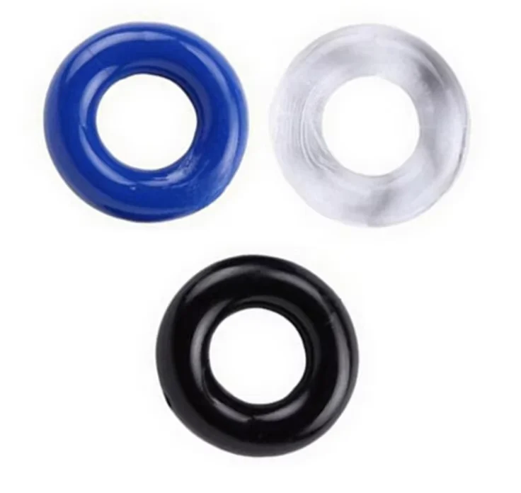 Silicone Penis Ring Long Lasting Training Time Delay Penis Cock Ring Adult Sex Toys For Men Dick Enlargement Scrotum Testis Ring - view 6