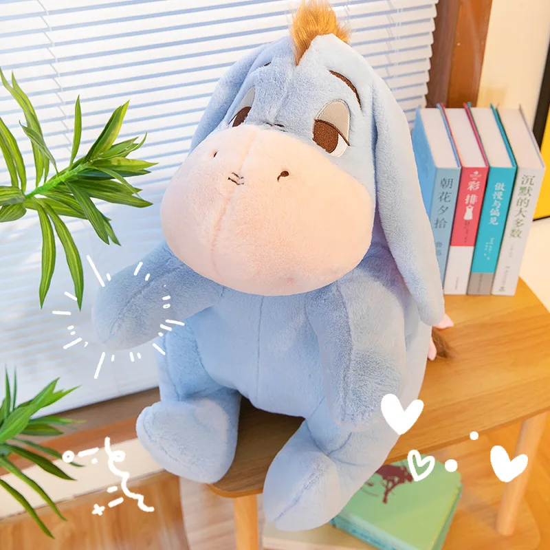 Kawaii Disney Eeyore Plush Toy Sleeping Pillow Cartoon Anime Soft Plushies 35/55cm Home Decoration Stuffed Dolls Children Gifts