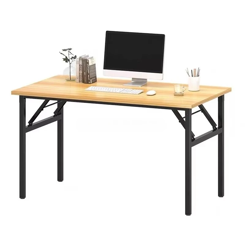 #Hotel Furniture Wooden Dining Table Negotiating Wedding Event Dining Folding Fireproof Board Rectangular Folding Table