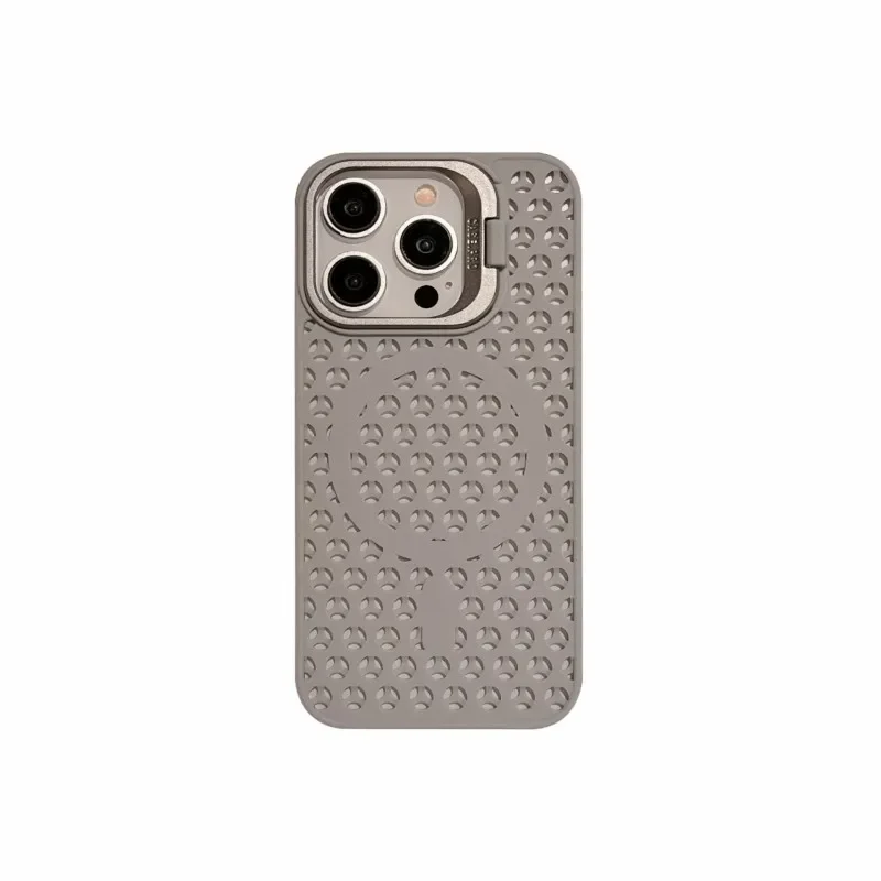 Malla de disipación de calor para Magsafe, funda de carga inalámbrica magnética para iPhone 16 15 14 Plus 13 12 11 Pro Max, funda transpirable