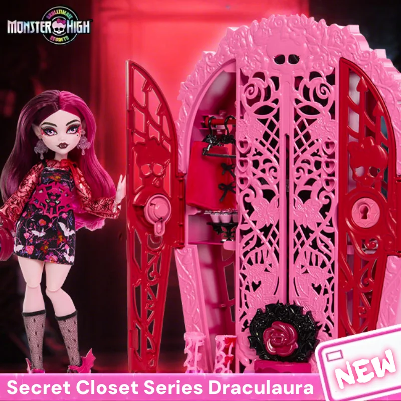 

Новое поступление, серия Monster High Secret Closet Draculaura, коллекционное издание, украшение для рабочего стола, подарок на день рождения для девочек