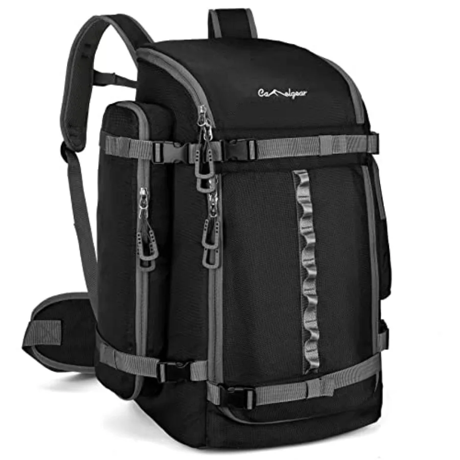 65L Ski Boot BagLarge Duffle Travel Bag 1680D Nylon Waterproof Padded Ski Boot Bag Backpack For Women Men