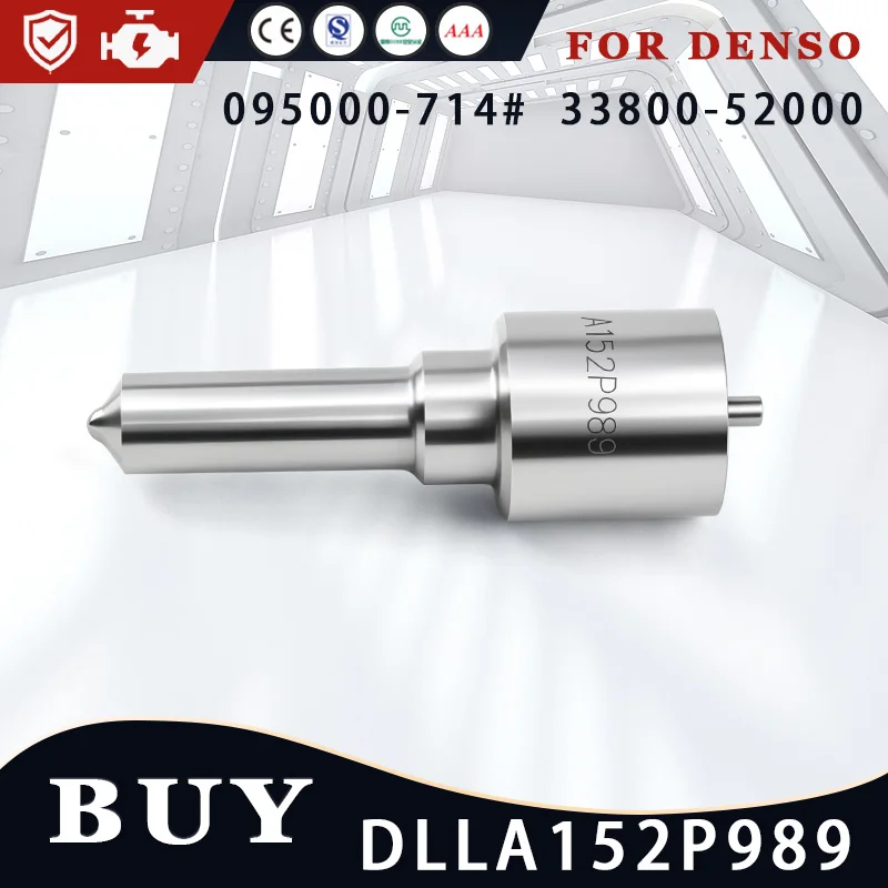 DLLA152P989 Fuel Common Rail Nozzle Diesel Injector Repair Kit Suitable For Engine Injector Model:095000-714# 33800-52000 LG1442