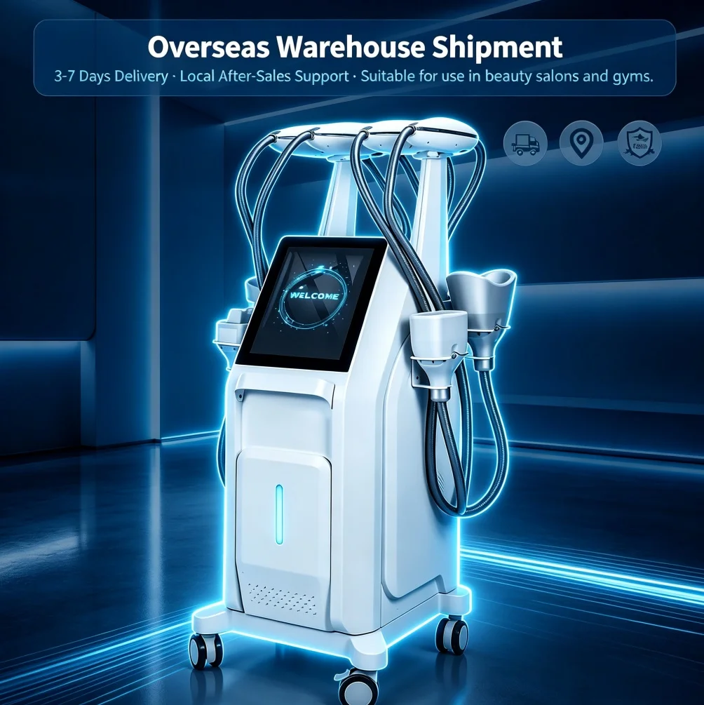 Machine de remodelage corporel à 4 poignées 360 °   Appareil de traitement sous vide sans angle mort pour la réduction de la cellulite et la perte de poids avec 6 sondes pour Bea