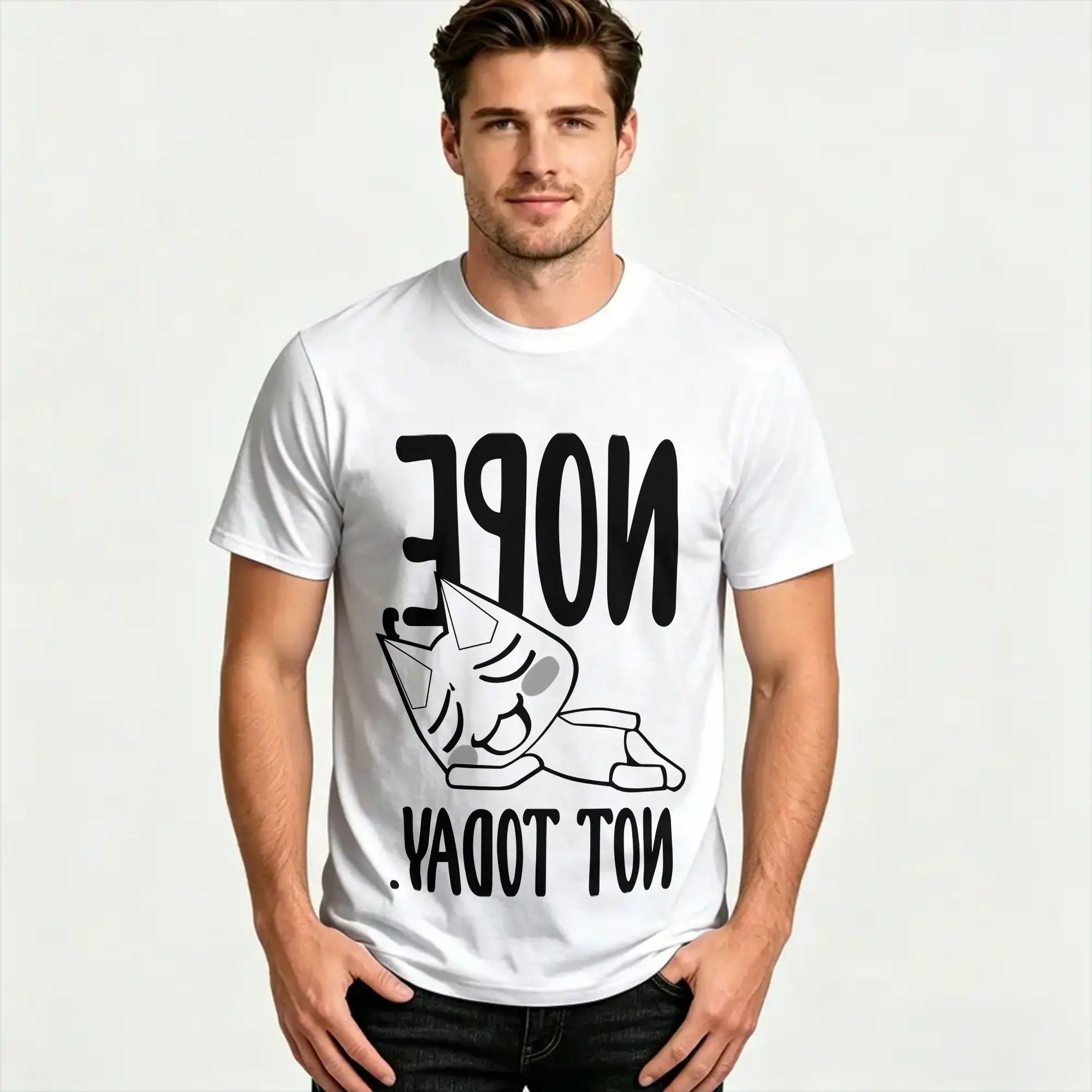 Novelty  Toro Inoue Cat result T-Shirts for Men Women Crewneck 100% Cotton T Shirts  Short Sleeve Tees Gift Clothes
